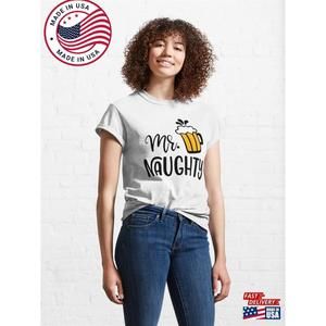 Mister Naughty Matching Family Christmas Classic T-Shirt Unisex